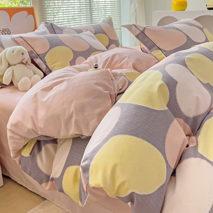 91家纺网 家纺一手货源 找家纺 (总）棉生活 2023新款铂金全棉磨毛系列（AB版）四件套