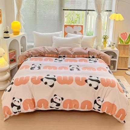 91家纺网 家纺一手货源 找家纺 （总）棉生活 2023新款铂金全棉磨毛系列（AB版）单被套