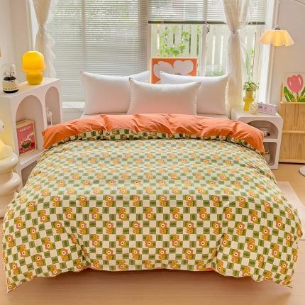 91家纺网 家纺一手货源 找家纺 （总）棉生活 2023新款铂金全棉磨毛系列（AB版）单被套