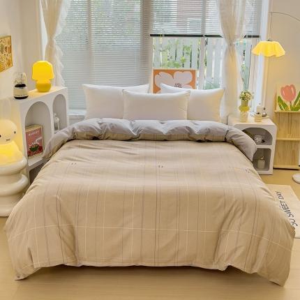 91家纺网 家纺一手货源 找家纺 （总）棉生活 2023新款铂金全棉磨毛系列（AB版）单被套