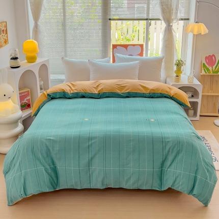 91家纺网 家纺一手货源 找家纺 （总）棉生活 2023新款铂金全棉磨毛系列（AB版）单被套