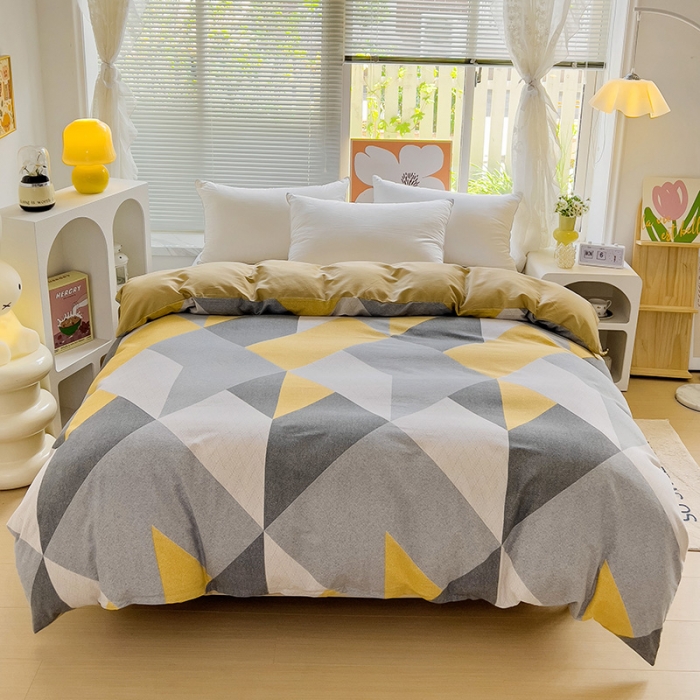 91家纺网 家纺一手货源 找家纺 棉生活 2023新款铂金全棉磨毛系列（AB版）单被套 少年