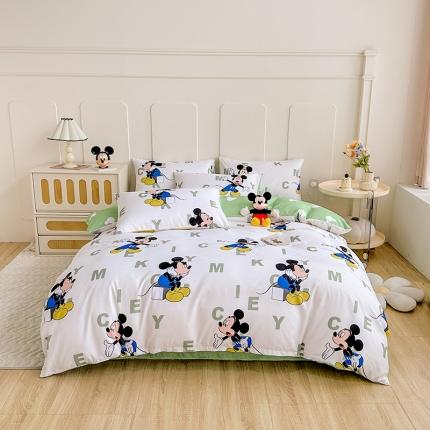 91家纺网 家纺一手货源 找家纺 （总）卡斯诺2023新款迪士尼斜纹磨毛四件套