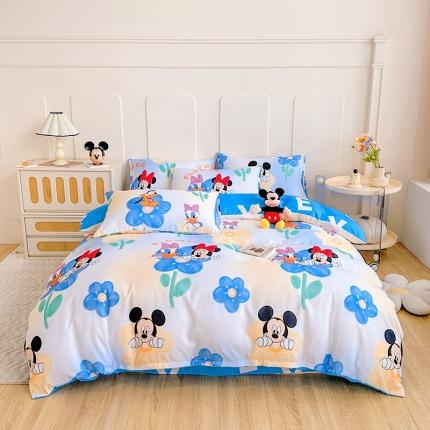 91家纺网 家纺一手货源 找家纺 （总）卡斯诺2023新款迪士尼斜纹磨毛四件套