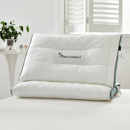 （总）2023新款 全棉植物养护荞麦枕头 深度定型助眠枕芯