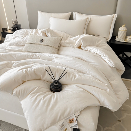 91家纺网 家纺一手货源 找家纺 总 全棉提花大豆被纯棉拉链二合一大豆纤维子母被双胎春秋被冬被子被芯