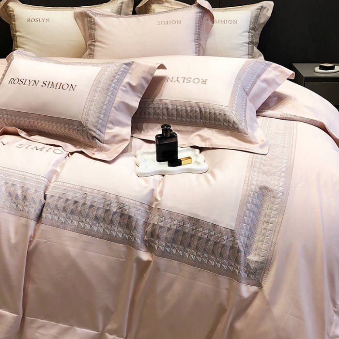 91家纺网 家纺一手货源 找家纺 黑白森林23款100支全棉四件套纯棉床上用品