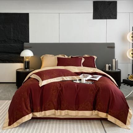 91家纺网 家纺一手货源 找家纺 （总）栩裕纺织新款50支天丝棉数码印花系列四件套