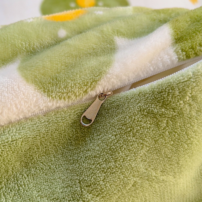 91家纺网 家纺一手货源 找家纺 慕尚 2025新款高克重加厚牛奶绒印花单被套-田园花卉系列 山茶花