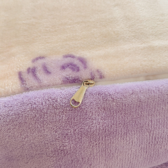 91家纺网 家纺一手货源 找家纺 慕尚 2025新款高克重加厚牛奶绒印花单被套-田园花卉系列 依恋