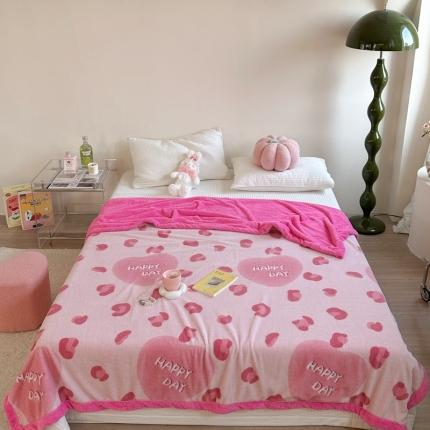 91家纺网 家纺一手货源 找家纺 （总）柚子-2023新款舒棉绒+泰迪绒双面绒毯