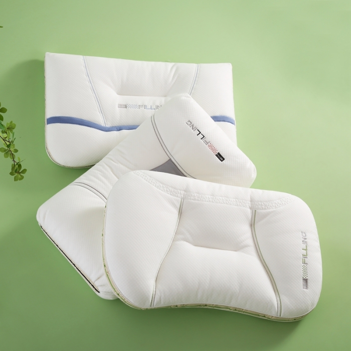 91家纺网 家纺一手货源 找家纺 （总）拾光枕芯 2023新款出口科技护颈软枕头