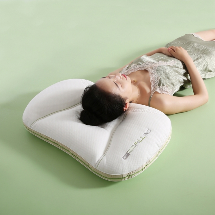 91家纺网 家纺一手货源 找家纺 拾光枕芯 2023新款出口科技护颈软枕头 出口科技护颈软枕头1