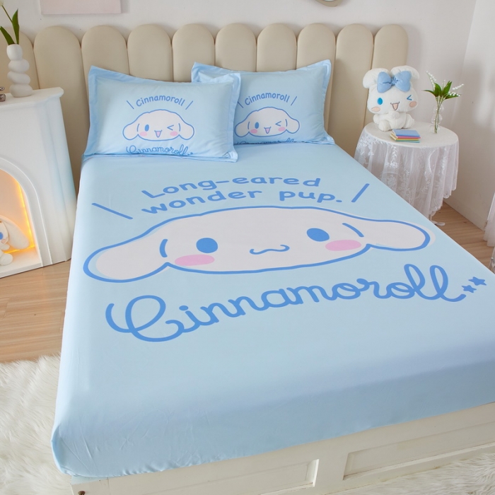 91家纺网 家纺一手货源 找家纺 （总）蘭菲 2023新款三丽鸥全棉单床笠