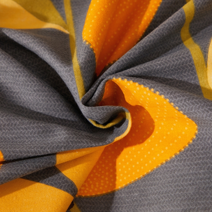 91家纺网 家纺一手货源 找家纺 晶缦 2023新款格林系列全棉活性磨毛多规格四件套 叶叶生辉