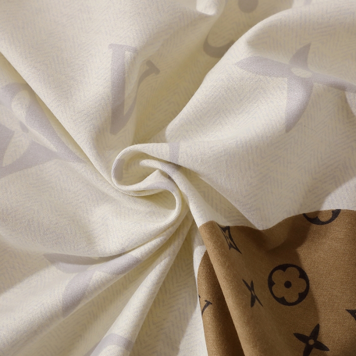 91家纺网 家纺一手货源 找家纺 晶缦 2023新款格林系列全棉活性磨毛多规格四件套 路易熊