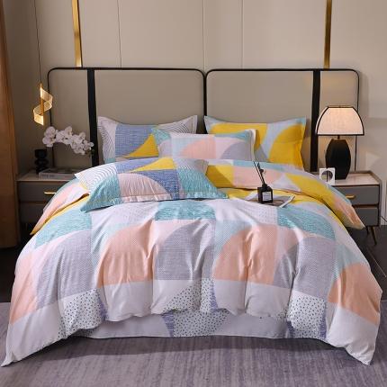 晶缦 2023新款格林系列全棉活性磨毛多规格四件套 美好时光