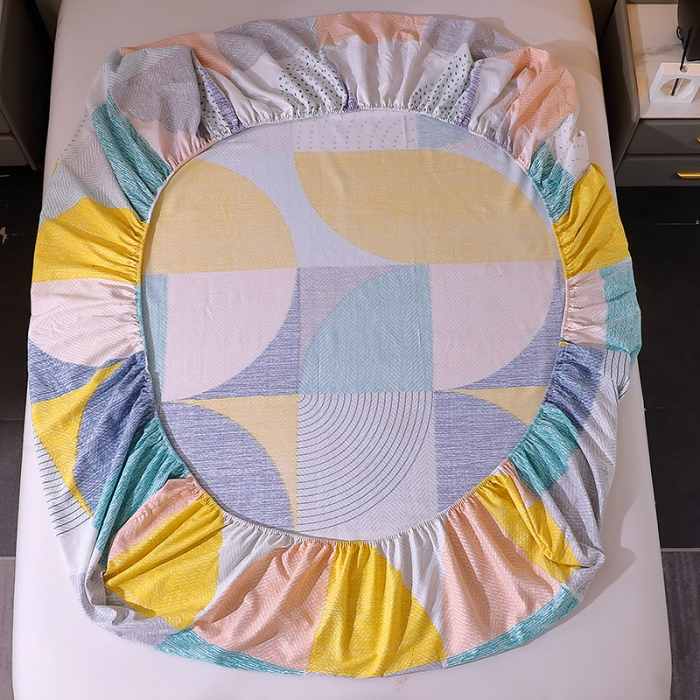 91家纺网 家纺一手货源 找家纺 晶缦 2023新款格林系列全棉活性磨毛多规格四件套 美好时光