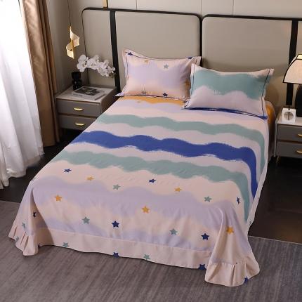 91家纺网 家纺一手货源 找家纺 总-2024新款格林系全棉活性磨毛床单单件多规格纯棉磨毛单床单单品床单