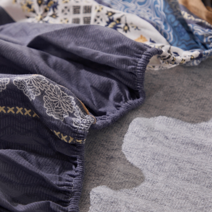 91家纺网 家纺一手货源 找家纺 晶缦 2023新款格林系列全棉活性磨毛多规格床单 艾格之恋