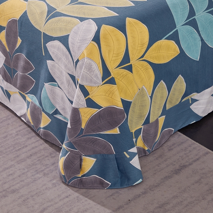 91家纺网 家纺一手货源 找家纺 晶缦 2023新款格林系列全棉活性磨毛多规格床单 碧水瑶