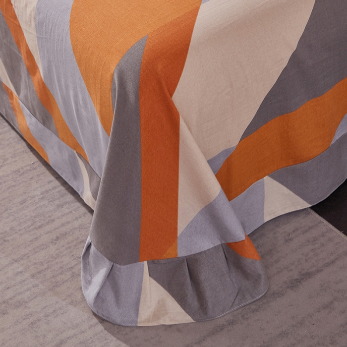 91家纺网 家纺一手货源 找家纺 晶缦 2023新款格林系列全棉活性磨毛多规格床单 曼妙花絮