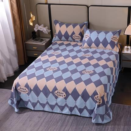 晶缦 2023新款格林系列全棉活性磨毛多规格床单 棱镜