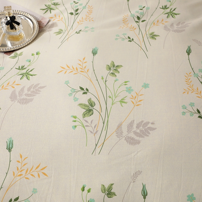 91家纺网 家纺一手货源 找家纺 晶缦 2023新款格林系列全棉活性磨毛多规格床单 林间细雨