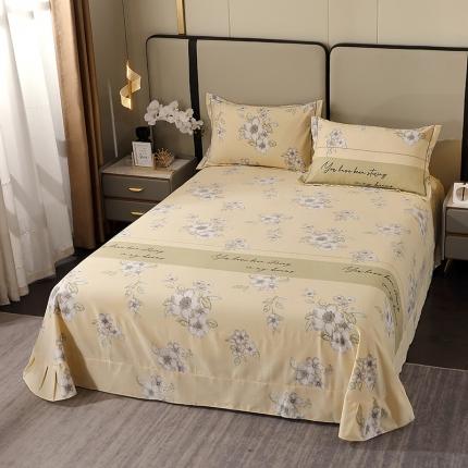 晶缦 2023新款格林系列全棉活性磨毛多规格床单 瑞丽