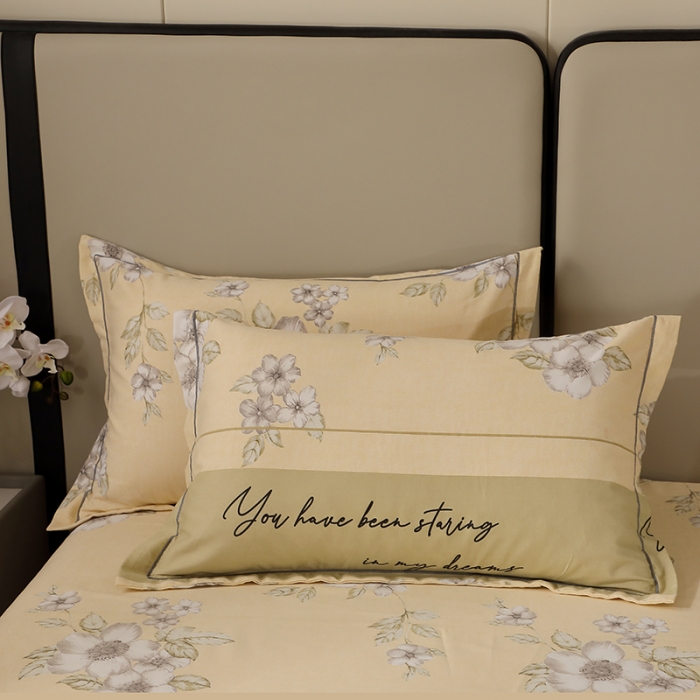 91家纺网 家纺一手货源 找家纺 晶缦 2023新款格林系列全棉活性磨毛多规格床单 瑞丽