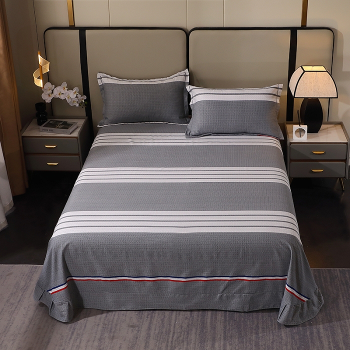 91家纺网 家纺一手货源 找家纺 晶缦 2023新款格林系列全棉活性磨毛多规格床单 圣马可