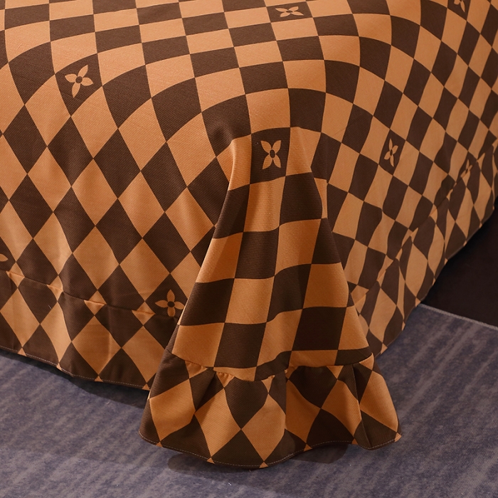 91家纺网 家纺一手货源 找家纺 晶缦 2023新款格林系列全棉活性磨毛多规格床单 星罗