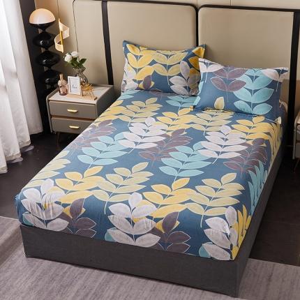 91家纺网 家纺一手货源 找家纺 总-2024新款格林系全棉活性磨毛多规格单品床笠单件纯棉磨毛床笠单床笠