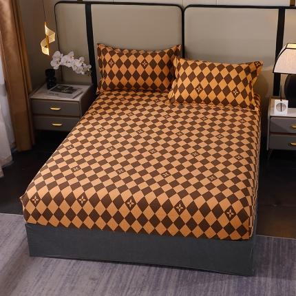 91家纺网 家纺一手货源 找家纺 总-2024新款格林系全棉活性磨毛多规格单品床笠单件纯棉磨毛床笠单床笠