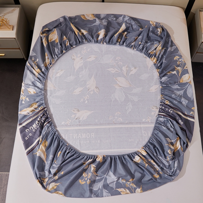 91家纺网 家纺一手货源 找家纺 总-2024新款格林系全棉活性磨毛多规格单品床笠单件纯棉磨毛床笠单床笠