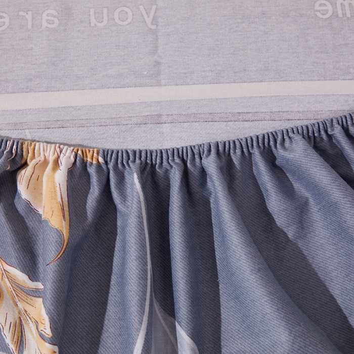 91家纺网 家纺一手货源 找家纺 晶缦 2023新款格林系列全棉活性磨毛多规格床笠 镜中花