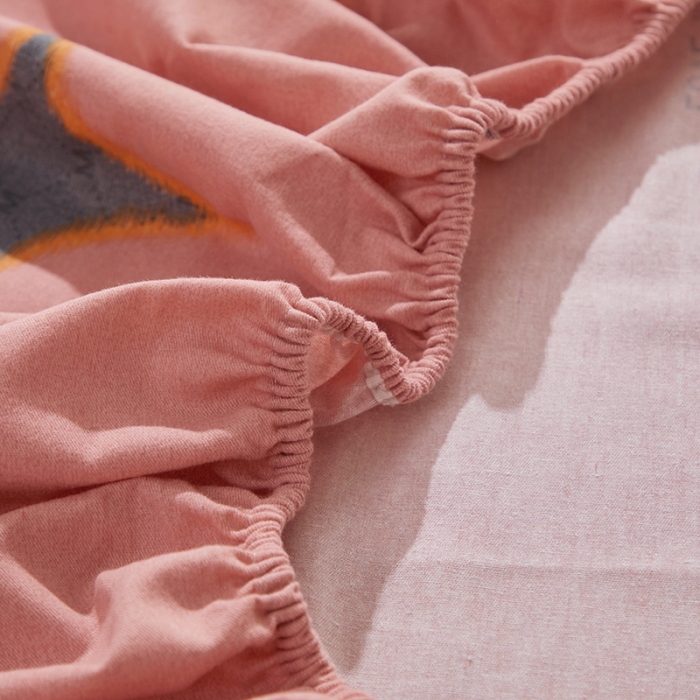 91家纺网 家纺一手货源 找家纺 晶缦 2023新款格林系列全棉活性磨毛多规格床笠 满天星