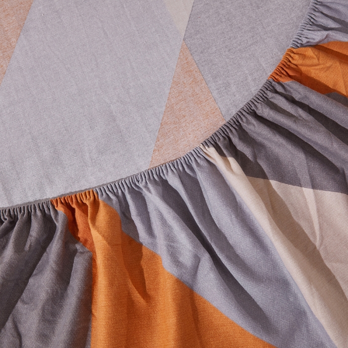 91家纺网 家纺一手货源 找家纺 晶缦 2023新款格林系列全棉活性磨毛多规格床笠 曼妙花絮