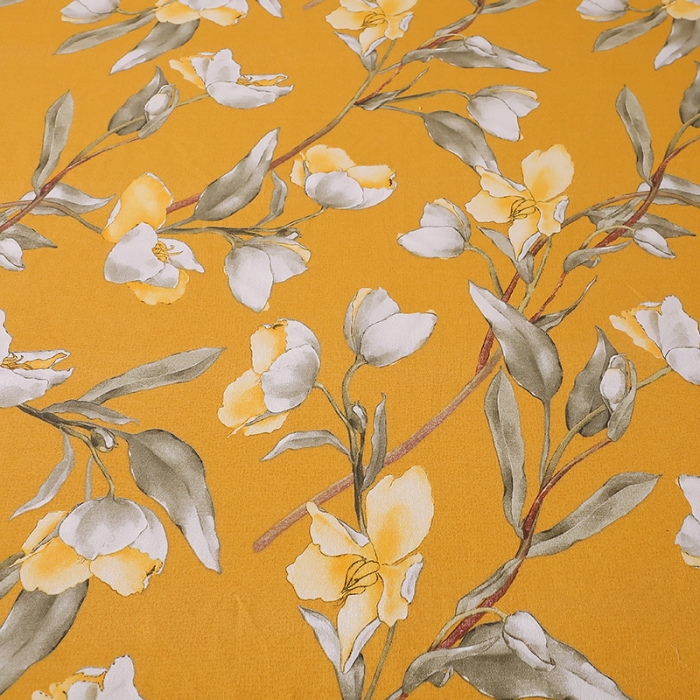 91家纺网 家纺一手货源 找家纺 晶缦 2023新款格林系列全棉活性磨毛多规格床笠 如月梦黄