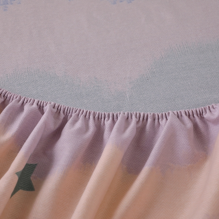 91家纺网 家纺一手货源 找家纺 晶缦 2023新款格林系列全棉活性磨毛多规格床笠 夏洛