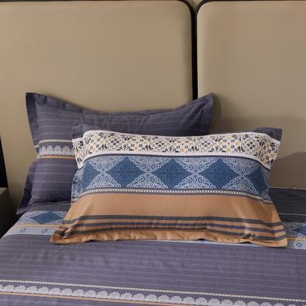 91家纺网 家纺一手货源 找家纺 总-2024新款格林系全棉活性磨毛单品枕套单件 纯棉磨毛枕套加厚单枕套