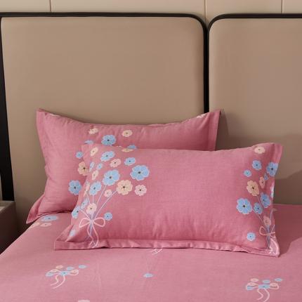 晶缦 2023新款格林系列全棉活性磨毛枕套 沁香