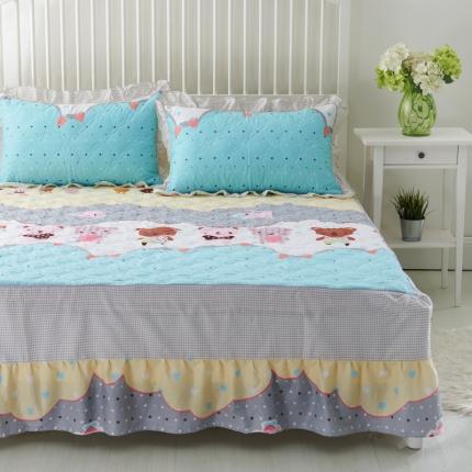 91家纺网 家纺一手货源 找家纺 （总）爱妮玖玖 2023新款半夹棉四件套普通款