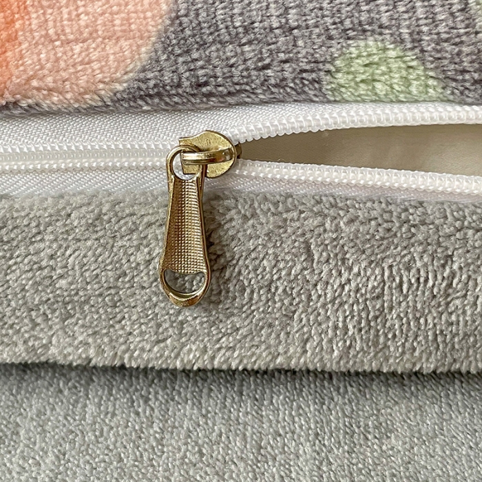 91家纺网 家纺一手货源 找家纺 畅畅家纺 2023新款活性印花小清新AB版加厚高克重法莱绒牛奶绒四件套 萌动