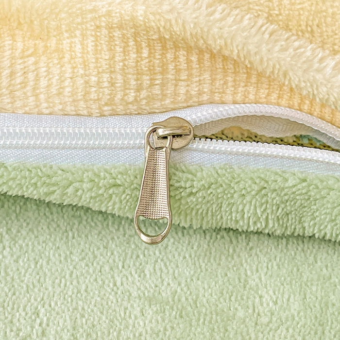 91家纺网 家纺一手货源 找家纺 畅畅家纺 2023新款活性印花小清新AB版加厚高克重法莱绒牛奶绒四件套 汽车乐园