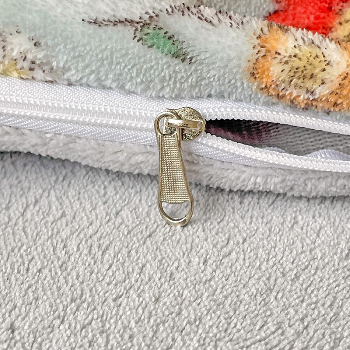 91家纺网 家纺一手货源 找家纺 畅畅家纺 2023新款活性印花小清新AB版加厚高克重法莱绒牛奶绒四件套 夕颜