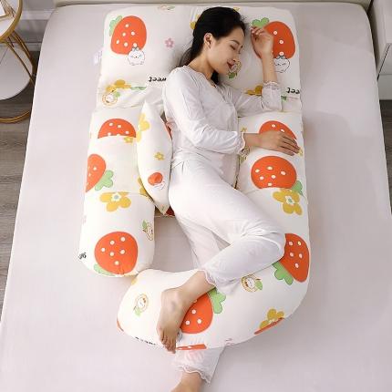 91家纺网 家纺一手货源 找家纺 （总）居易简 2025新款孕妇枕 双层纱孕妇枕头护腰侧睡枕