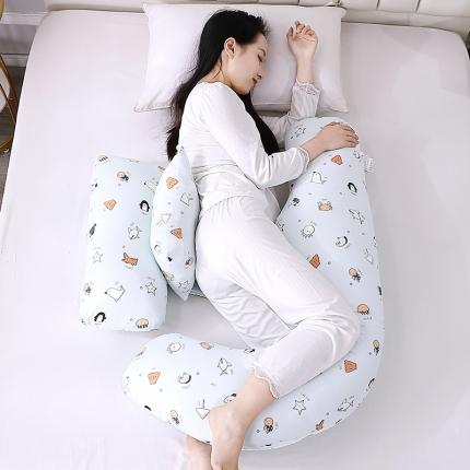 91家纺网 家纺一手货源 找家纺 （总）居易简 2025新款 孕妇枕双层纱孕妇枕头护腰侧睡枕侧卧枕