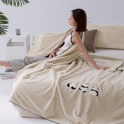 91家纺网 家纺一手货源 找家纺 （总）法芙娜 清仓处理 纯色提花兔毛毯