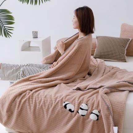 91家纺网 家纺一手货源 找家纺 （总）法芙娜 清仓处理 纯色提花兔毛毯